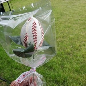 Baseball leather rose